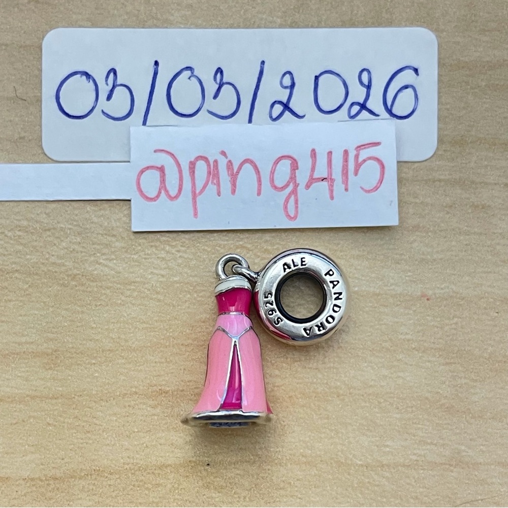 Pandora Disney Aurora Dress dangle - Picture 8 of 12